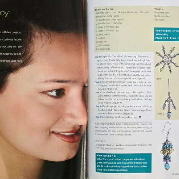 Beadwork Magazine October November 2005 Bring On The Bracelets - Picture 11 of 16